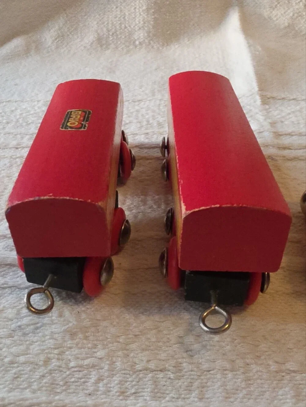 Vintage BRIO Wooden Train Lot 4 Pc